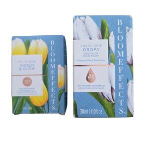 Bloomeffects Tulip Dew Drops Multivitamin Glow Serum Shield & Glow Sunscreen
